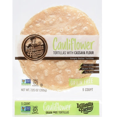 La Tortilla Factory Tortillas Cauliflower 12/7.05 oz [UNFI #3022100 ] [ebt]
