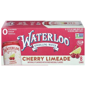 Waterloo Sparkling Water Cherry Limeade 3/8/12 OZ [UNFI #2842961] [ebt]