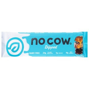 No Cow Protein Bar Chocolate Salted Caramel Dipped 12/2.12 OZ [UNFI-CARLISLE #2832111] [ebt]