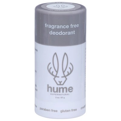 Hume Supernatural Deodorant Fragrance Free 1/2 OZ [UNFI-CARLISLE #2885341] T
