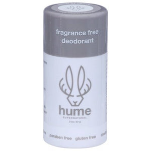 Hume Supernatural Deodorant Fragrance Free 1/2 OZ [UNFI-CARLISLE #2885341] T