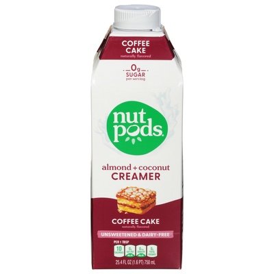 Nutpods Creamer Almond + Coconut Coffee Cake 6/25.4 OZ [UNFI #2875706] [ebt] T