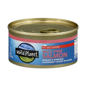 Wild Planet Salmon No Salt Added Wild Pink 12/6 OZ [UNFI #1713023] [ebt]