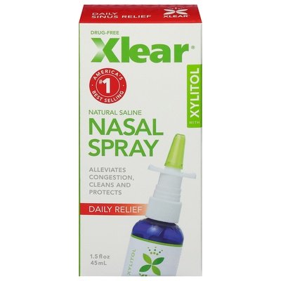Xlear Nasal Spray With Xylitol Daily Relief Drug-Free 1/1.5 OZ [UNFI-CARLISLE #2380707]