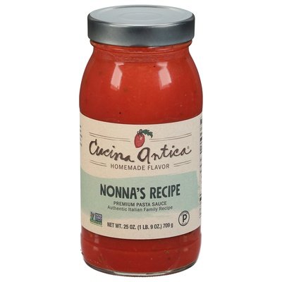 Cucina Antica Pasta Sauce Premium Homemade Flavor Nonnas Recipe 12/25 OZ [UNFI #2601441] [ebt]
