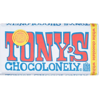 Tonys Chocolonely White Chocolate 15/6.35 oz [UNFI #3119989 ] [ebt]