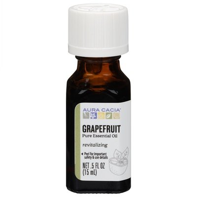Aura Cacia Pure Essential Oil Grapefruit Revitalizing 1/.5 OZ [UNFI-CARLISLE #620328] T