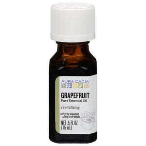 Aura Cacia Pure Essential Oil Grapefruit Revitalizing 1/.5 OZ [UNFI-CARLISLE #620328] T