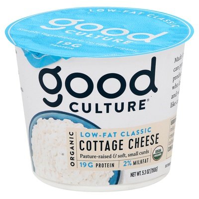 Good Culture Cottage Cheese Low-Fat Classic Organic Og2 12/5 OZ [UNFI #2889467] [ebt]