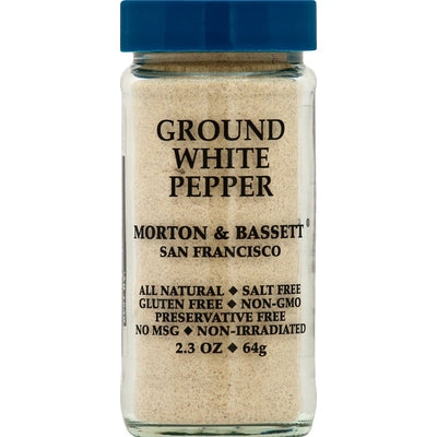 Morton & Bassett Pepper White Ground 3/2.3 OZ [UNFI-CARLISLE #134726] [ebt]