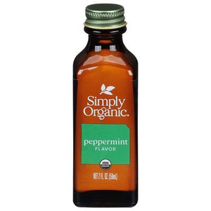 Simply Organic Extract Peppermint Flavor Og2 6/2 OZ [UNFI #186130] [ebt]
