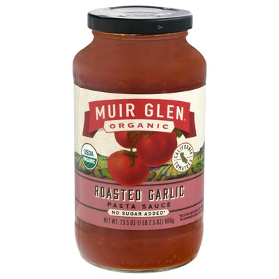 Muir Glen Pasta Sauce Organic Roasted Garlic Og2 12/23.5 OZ [UNFI #2907244] [ebt]