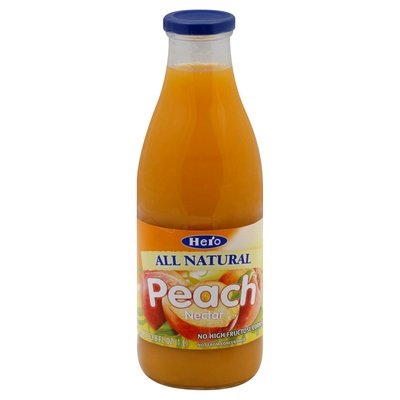 Hero Nectar Peach 6/33.8 OZ [UNFI #984682] [ebt]