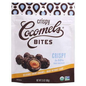 Cocomels Crispy Bites 60% Dark Chocolate Og2 6/3.5 OZ [UNFI #2668895] [ebt]