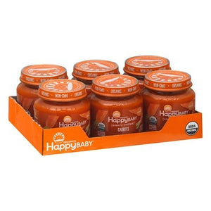 Happy Baby Carrots Organic Stage 1 Og2 6/4 OZ [UNFI #2473619] [ebt]