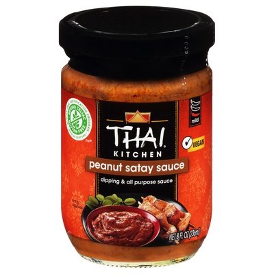 Thai Kitchen Peanut Satay Sauce Mild 12/8 OZ [UNFI #926451] [ebt]