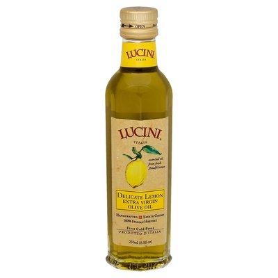 Lucini Italia Olive Oil Extra Virgin Delicate Lemon 6/8.5 OZ [UNFI #568113] [ebt]