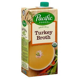 Pacific Foods Turkey Broth Organic Og2 12/32 OZ [UNFI #1858083] [ebt]