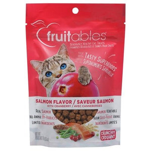 Fruitables Cat Treats Salmon Flavor Crunchy 10/2.5 OZ [UNFI #02554079]