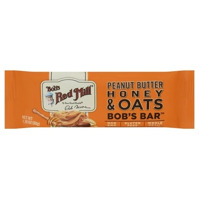 Bobs Red Mill Bobs Bar Peanut Butter Honey & Oats 12/1.76 OZ [UNFI-CARLISLE #2529204] [ebt]