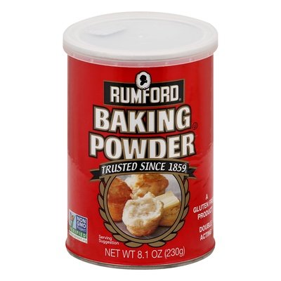 Rumford Baking Powder Gluten Free Double Acting 12/8.1 OZ [UNFI #2187888] [ebt]