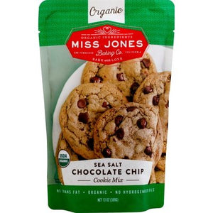 Miss Jones Baking Co Cookie Mix Organic Chocolate Chip Sea Salt Og2 6/13 OZ [UNFI #1908201] [ebt]