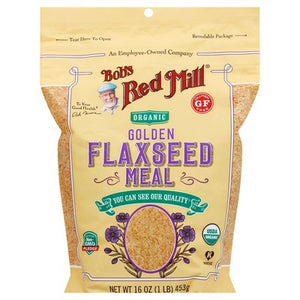 Bobs Red Mill Flaxseed Meal Organic Golden Og2 4/16 OZ [UNFI #2153344] [ebt]