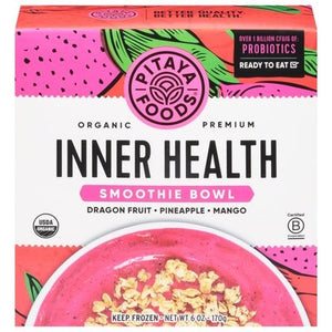 Pitaya Foods Smoothie Bowl Dragon Fruit/Pineapple/Mango Inner Health Og2 6/6 OZ [UNFI #3030871] [ebt]