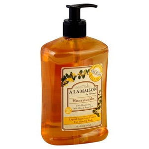 A La Maison Soap Liquid For Hand & Body Honeysuckle 1/16.9 OZ [UNFI-CARLISLE #640755] T