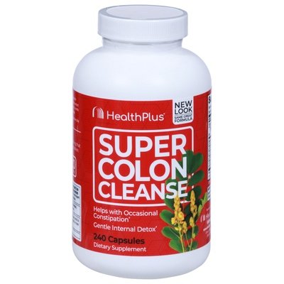 Health Plus Super Colon Cleanse Capsules 1/240 CAP [UNFI-CARLISLE #276642]