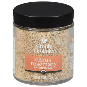 Simply Organic Finishing Salt Citrus Rosemary Og2 6/2.58 OZ [UNFI #2967297] [ebt]