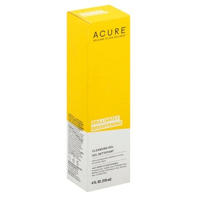 Acure Cleansing Gel Brilliantly Brightening 1/4 OZ [UNFI-CARLISLE #1848563] T