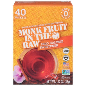 In The Raw Sweetener Zero Calorie 8/40 PKT [UNFI #2527489] [ebt]