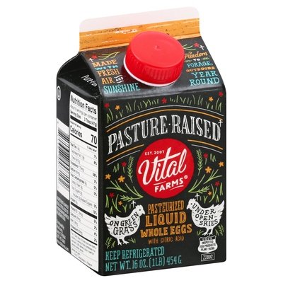 Vital Farms Liquid Eggs Whole Pasteurized With Citric Acid 6/16 OZ [UNFI #2466761] [ebt]