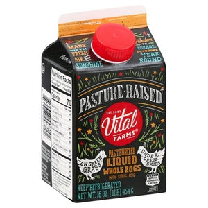 Vital Farms Liquid Eggs Whole Pasteurized With Citric Acid 6/16 OZ [UNFI #2466761] [ebt]