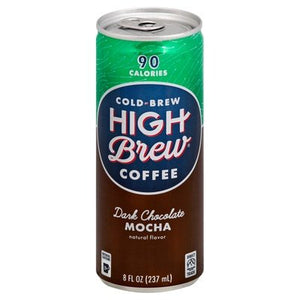 High Brew Coffee Coffee Cold Brew Dark Chocolate Mocha 12/8 OZ [UNFI #1535046] [ebt]