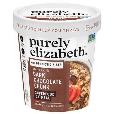 Purely Elizabeth Superfood Oatmeal With Prebiotic Fiber Dark Chocolate Chunk Recipe No. 27 Og3 12/1.76 OZ [UNFI #2835130] [ebt]
