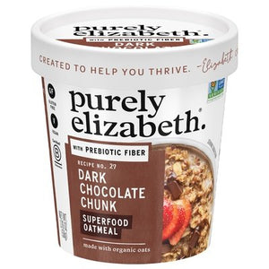 Purely Elizabeth Superfood Oatmeal With Prebiotic Fiber Dark Chocolate Chunk Recipe No. 27 Og3 12/1.76 OZ [UNFI #2835130] [ebt]