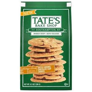 Tates Bake Shop Cookies Salted Caramel Chocolate Chip 12/6.5 OZ [UNFI #3002680] [ebt]