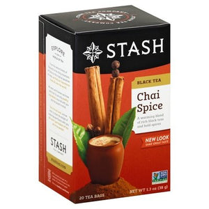 Stash Tea Black Tea Chai Spice Bags 6/20 BAG [UNFI #504837] [ebt]