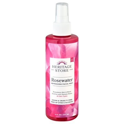 Heritage Store, Inc  Facial Mist Rosewater Refreshing 1/8 OZ [UNFI-CARLISLE #1157148] T