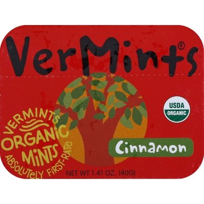 Vermints Mints Organic Cinnamon 6/1.41 OZ [UNFI #0839613] [ebt]