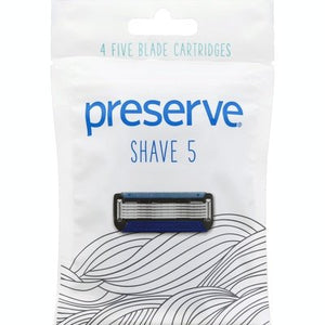 Preserve Cartridges Five Blade Shave 5 6/4 CT [UNFI-CARLISLE #1800259] T