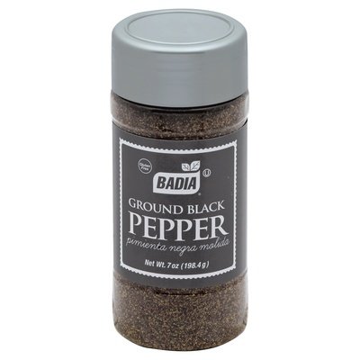 Badia Spices Black Pepper Ground 12/7 OZ [UNFI #877043] [ebt]