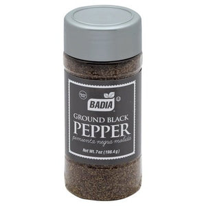 Badia Spices Black Pepper Ground 12/7 OZ [UNFI #877043] [ebt]
