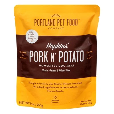 Portland Pet Food Company Dog Meal Homestyle Hopkins Pork N Potato 8/9 OZ [UNFI #2452217]
