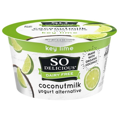 So Delicious Yogurt Alternative Coconutmilk Key Lime Og3 Og3 12/5.3 oz [UNFI #2310258 ] [ebt]
