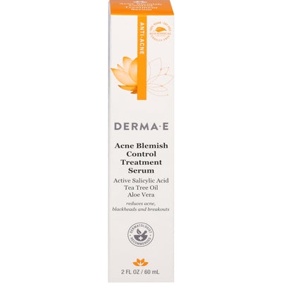 Derma E Treatment Serum Acne Blemish Control Anti-Acne 1/2 oz [UNFI-CARLISLE #2816783] T