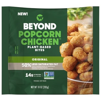 Beyond Meat Popcorn Chicken Plant-Based Bites Original 8/10 OZ [UNFI #2898906] [ebt]