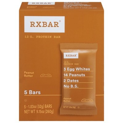 Rxbar Protein Bars Peanut Butter 6/5/1.83 Z [UNFI #2980266] [ebt]